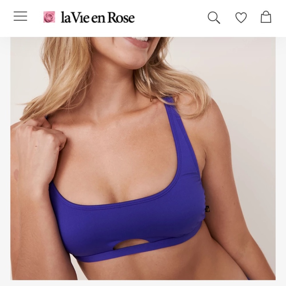 ⭐️HP 🎉5/$30 - La Vie en Rose  Bikini Top | XS